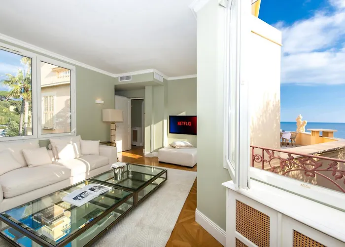 شقة Monaco Gp Luxury Penthouse - Rooftop Terrace - Oceanfront