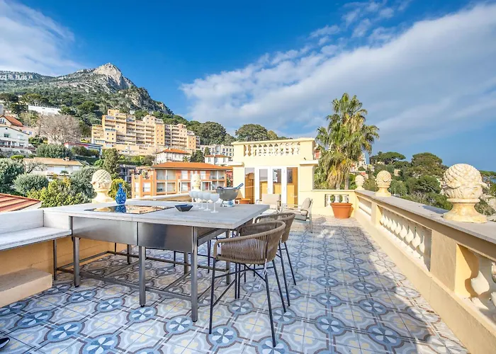 شقة Monaco Gp Luxury Penthouse - Rooftop Terrace - Oceanfront Saint-Antoine (Alpes-Maritimes)