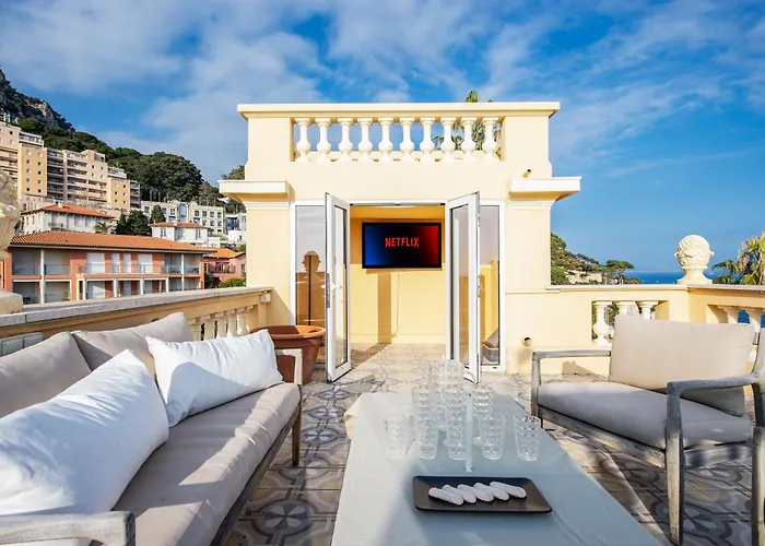 Cap D'ail - Seafront Luxury Penthouse Few Minutes From Monaco *